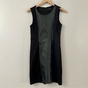 knee length dresses for ladies Thora Vegan Leather Dress